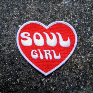 Heart Soul Girl Patch - Red