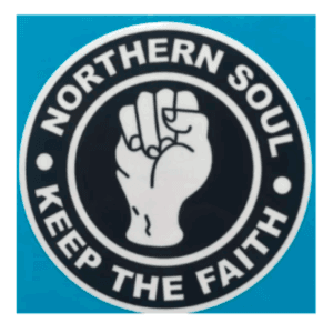 Black Keep the faith NS car sticker