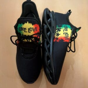 One Love Rasta trainers - Size 11